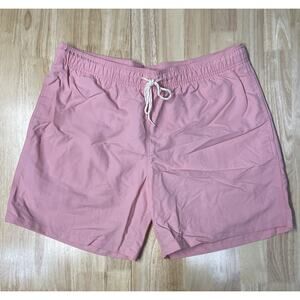 Men’s Light Pink Swim Trunks Shorts Goodfellow & Co Size Large No Liner 7in